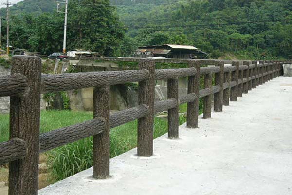  仿树皮栏杆